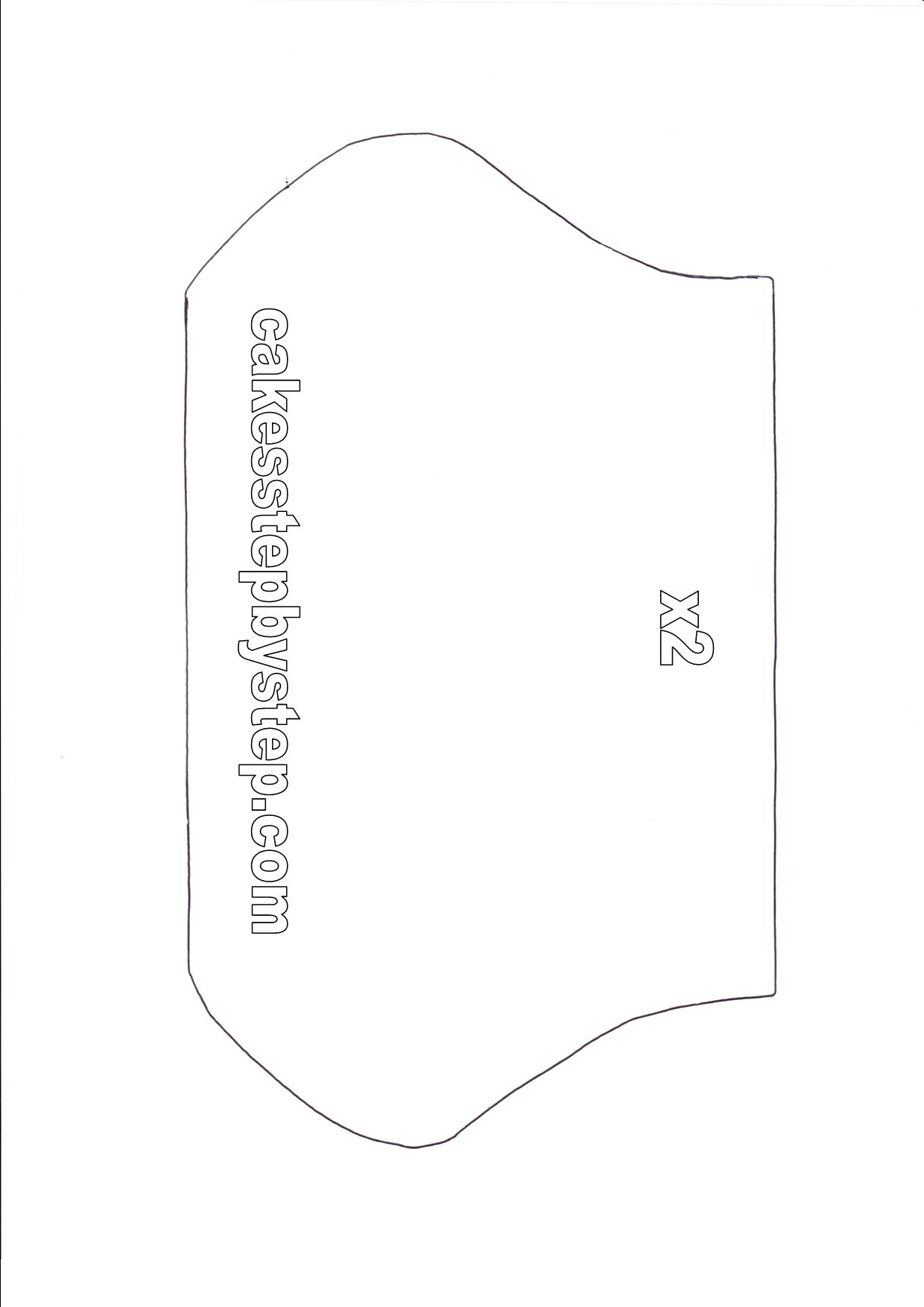 Clipart T Shirt Outline - T Shirt Cake Template - Free Transparent PNG  Clipart Images Download